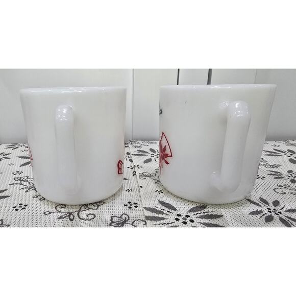 Vintage 1960s–1970s Tom and Jerry Milk Glass Mugs – Set of 2 - Picture 4 of 11